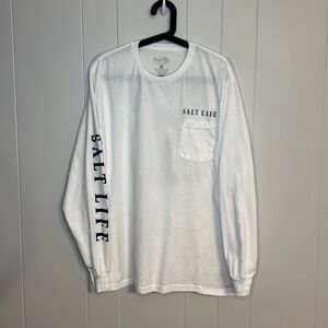 Salt life long sleeve lobster T-shirt‎ Size L